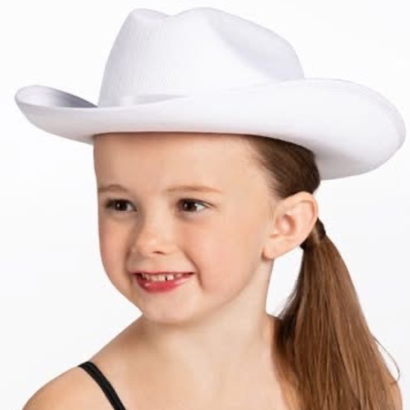 Child-Size White Cowboy Hats - Picture 1 of 1